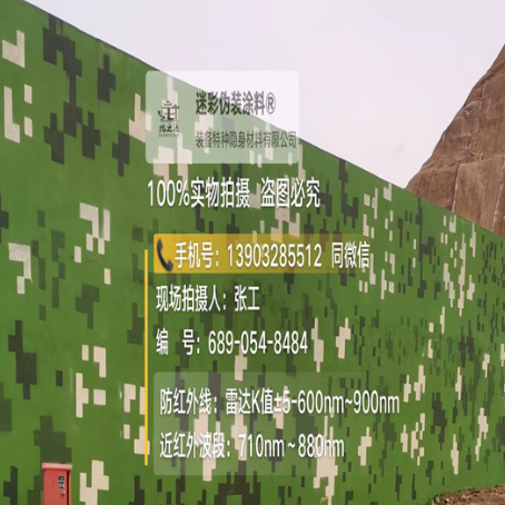中卫专业承接园区围墙迷彩喷涂、